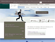 Tablet Screenshot of airbusiness-academy.com